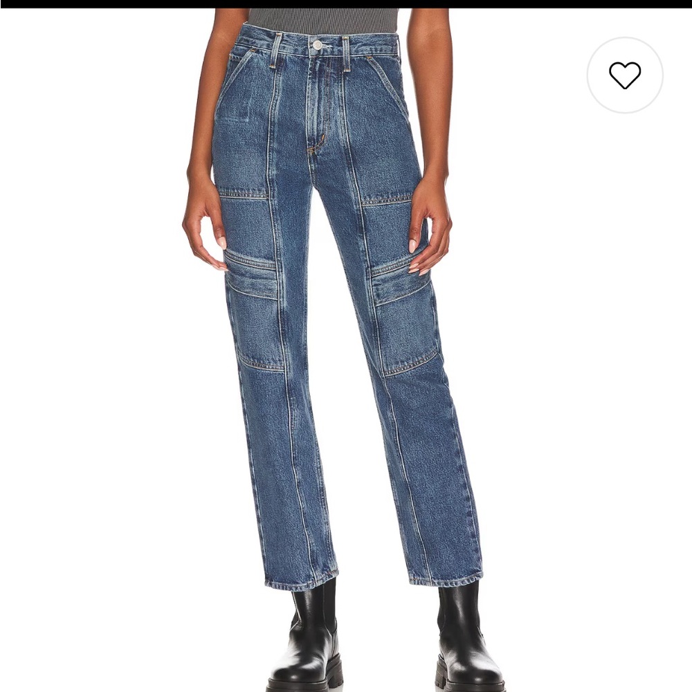 Agolde Cooper cargo jeans in “Regulation” size 29 waist x 28 inseam